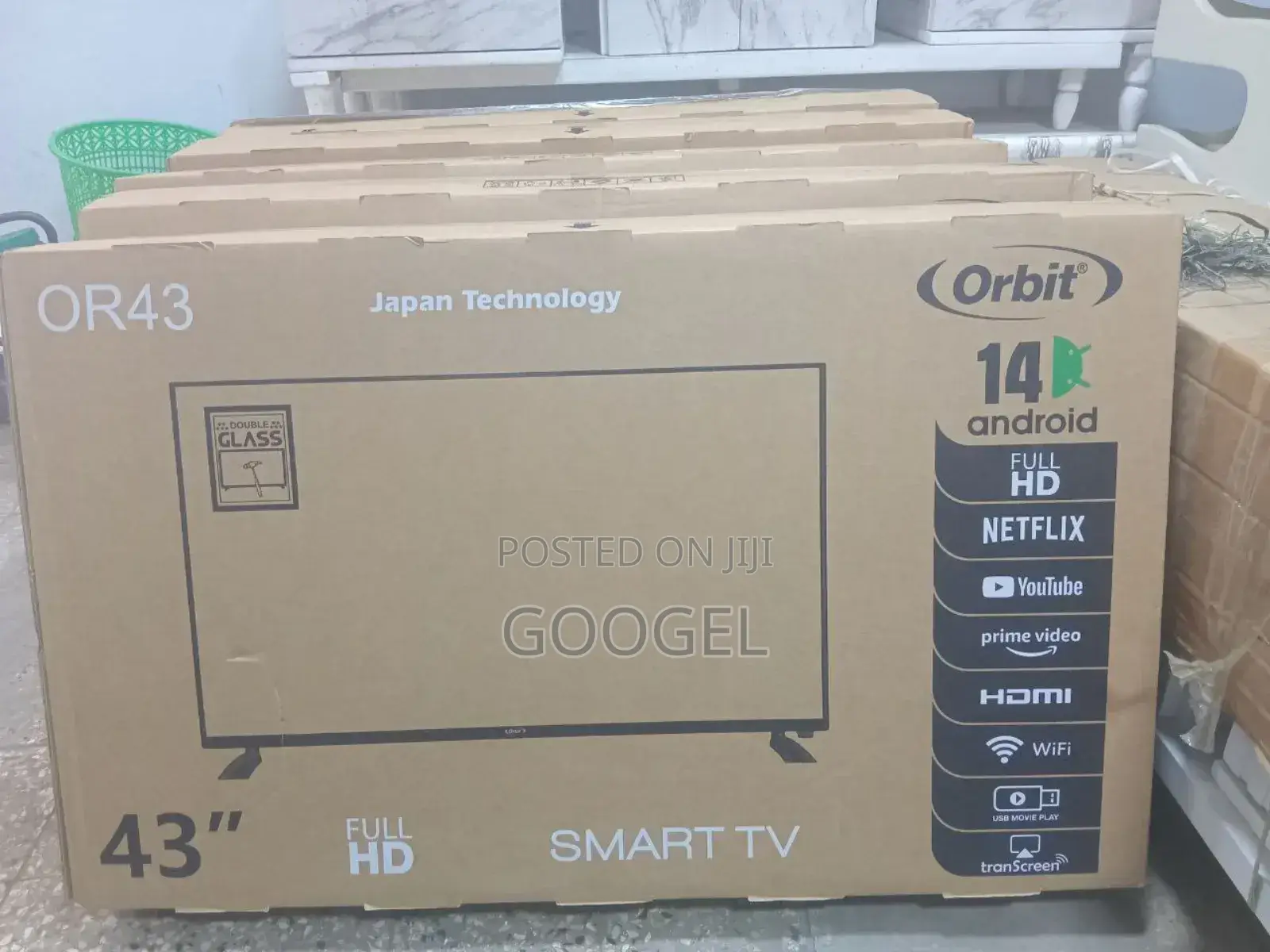 Orbit Android Smart 43"Inch Tv