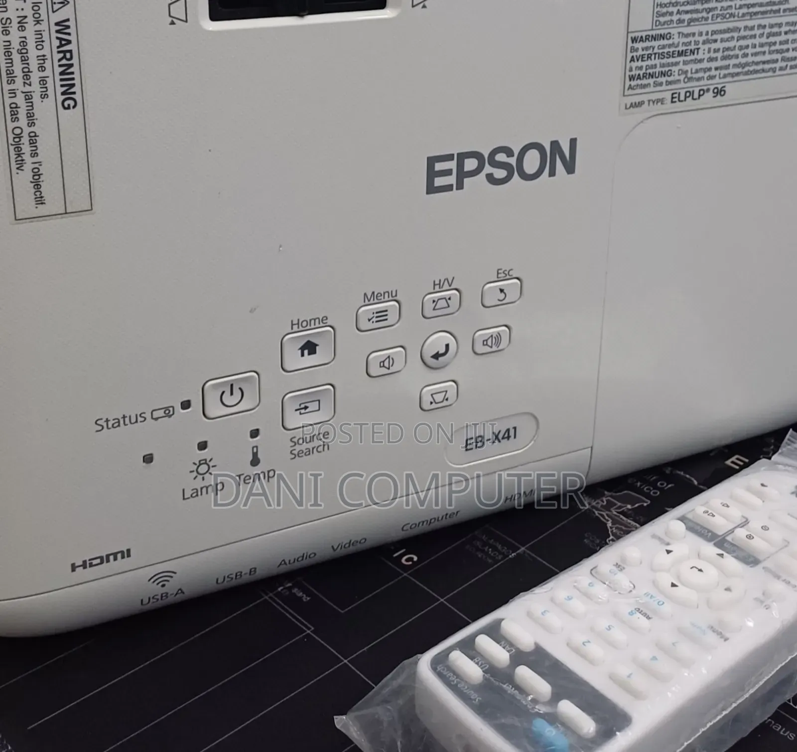Epson Eb-X41 Projector Specifications • Brightness: 3,600 Lumens (Whit