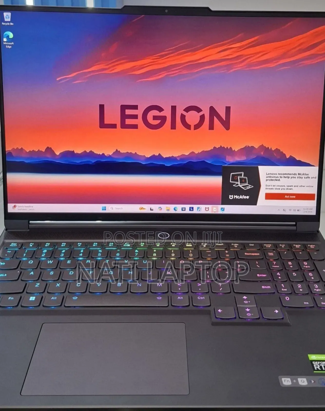 New Laptop Lenovo 16GB Intel Core i9 SSD 1T