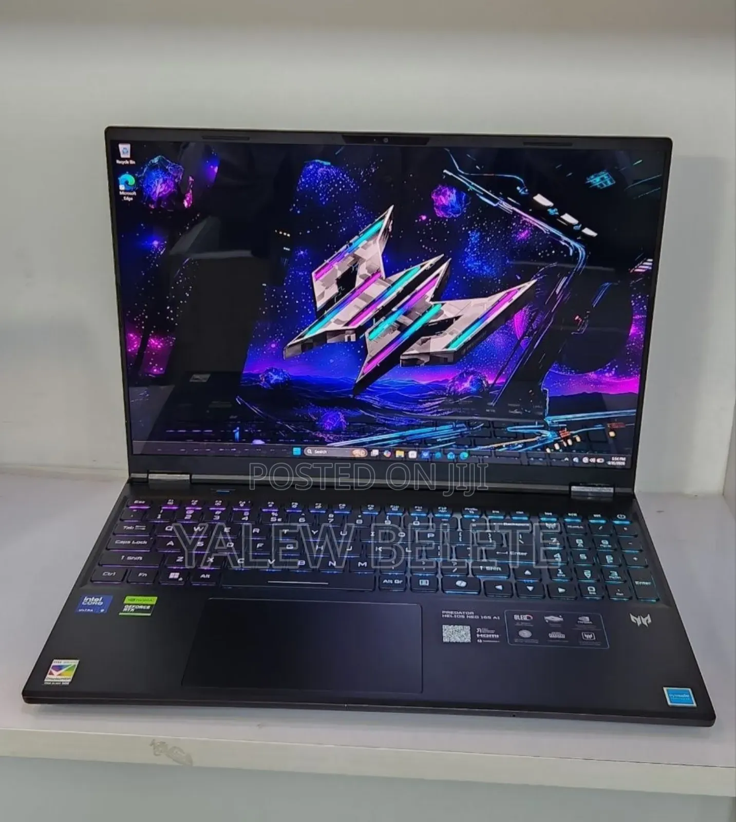 New Laptop Acer Predator Helios Neo 16 32GB Intel Core Ultra 9 SSD 1T