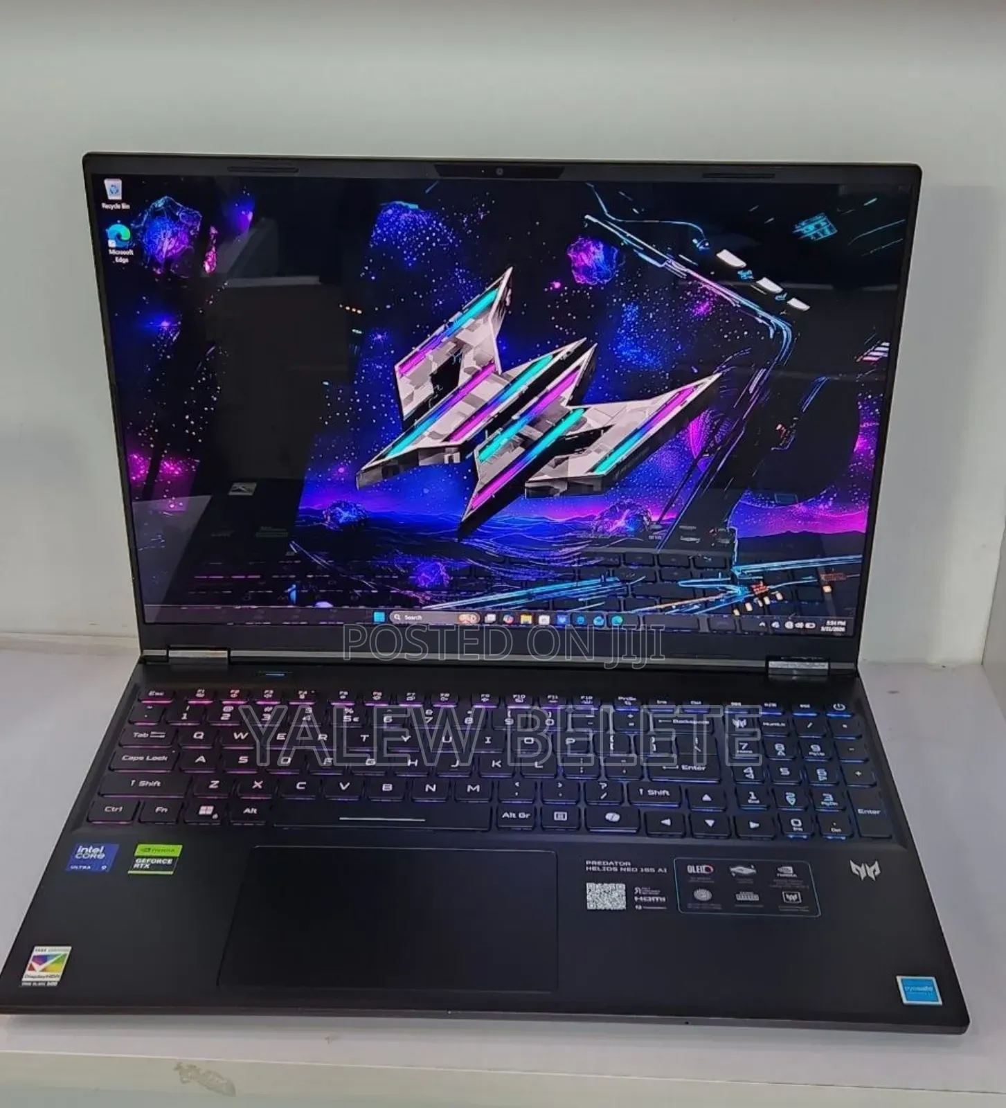 New Laptop Acer Predator Helios Neo 16 32GB Intel Core Ultra 9 SSD 1T