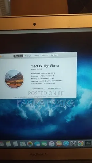 Laptop Apple MacBook 2011 4GB Intel Core i5 SSD 128GB