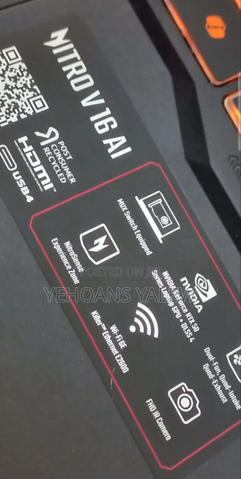 New Laptop MSI Vector 16 HX AI A2XWIG 16GB AMD Ryzen 7 SSD 1T
