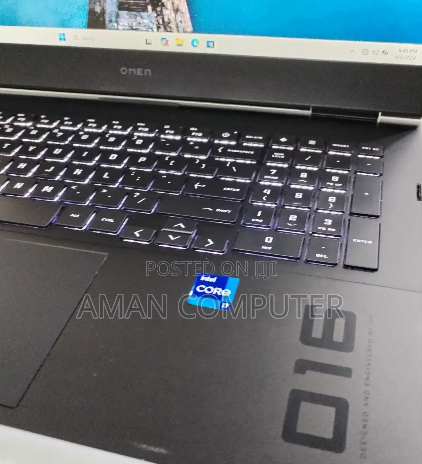 New Laptop HP Omen 16 16GB Intel Core i7 SSD 1T