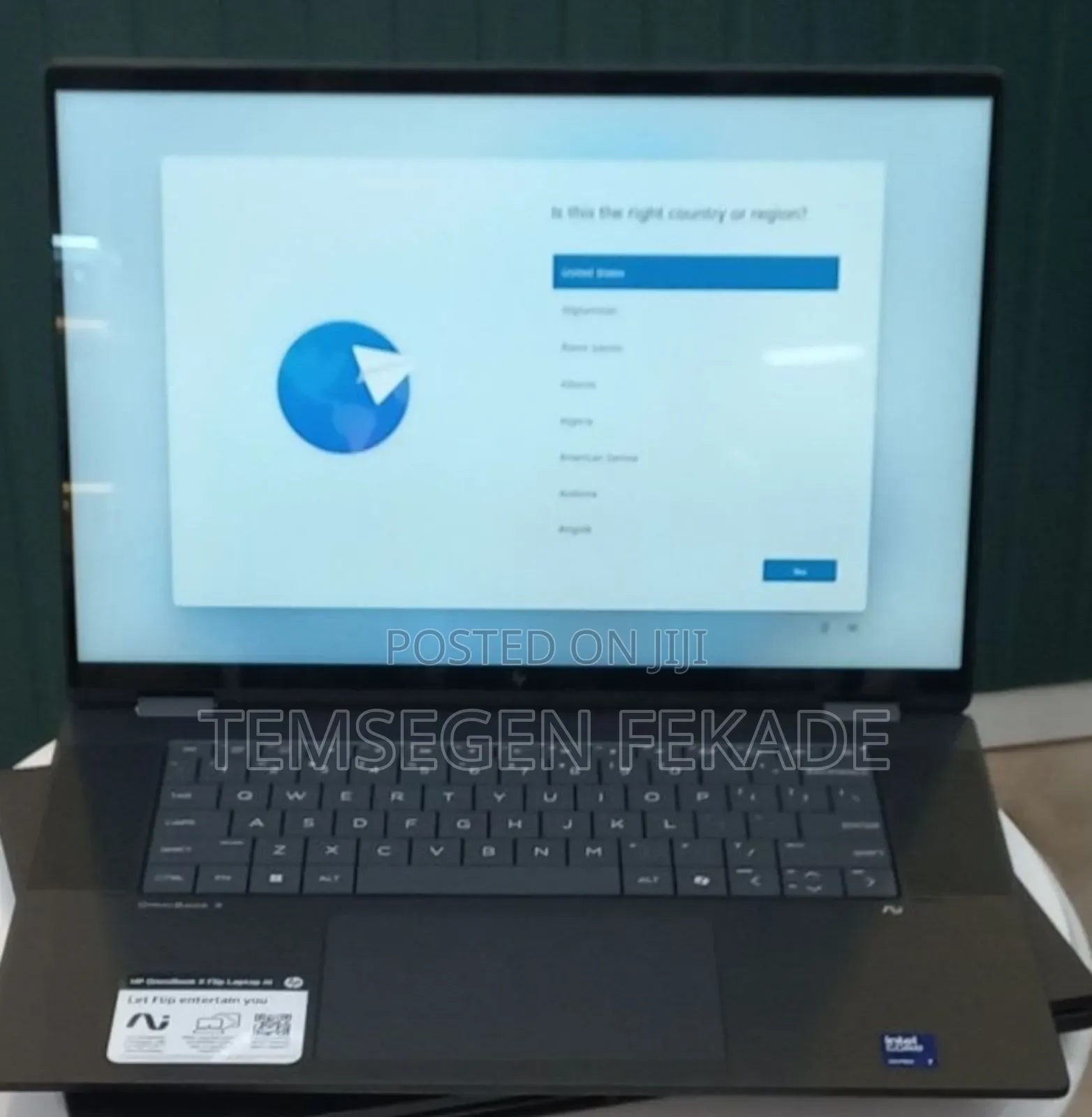 New Laptop HP OmniBook X Flip 16" 16GB Intel Core Ultra 7 SSD 1T