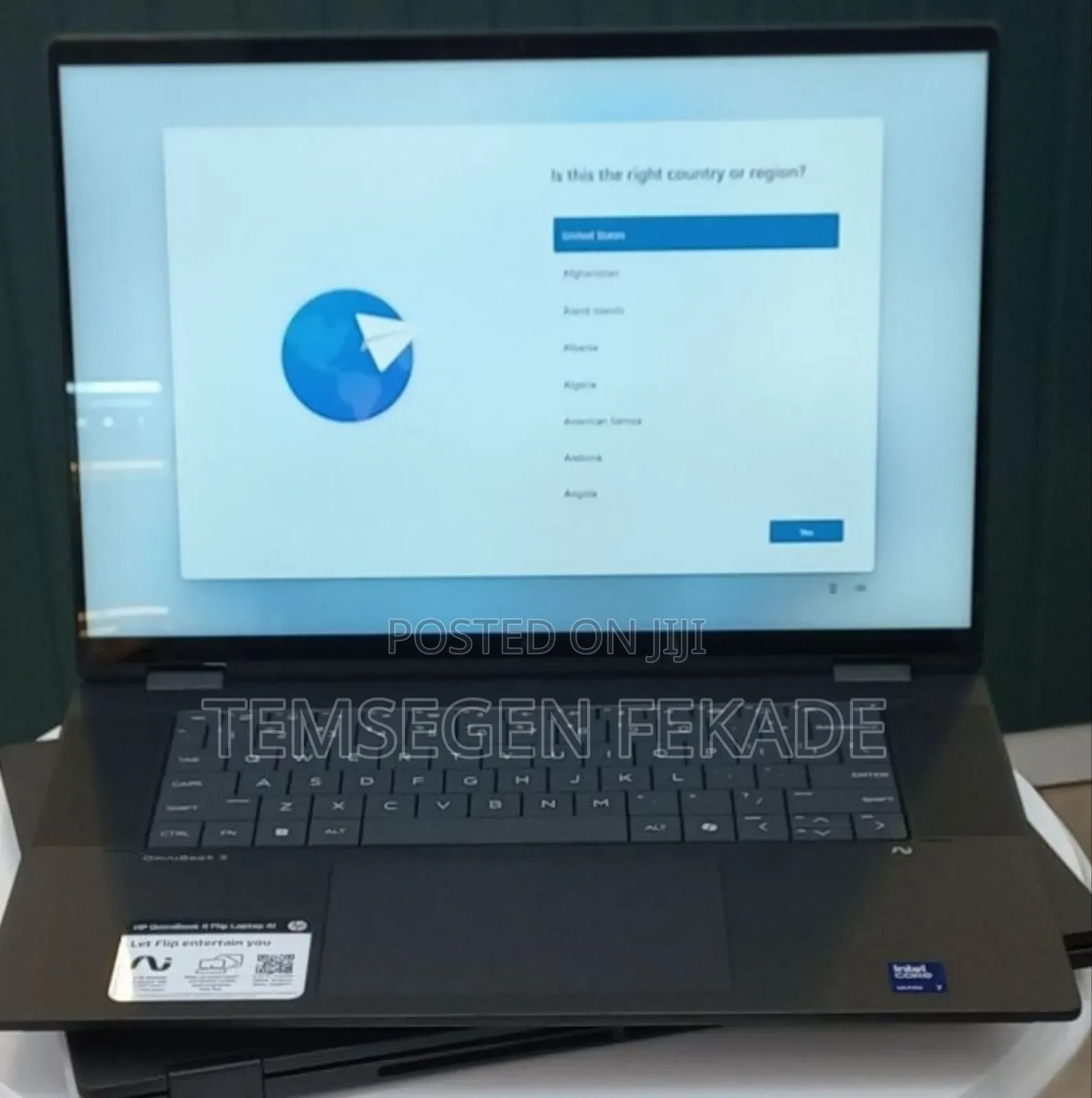New Laptop HP OmniBook X Flip 16" 16GB Intel Core Ultra 7 SSD 1T