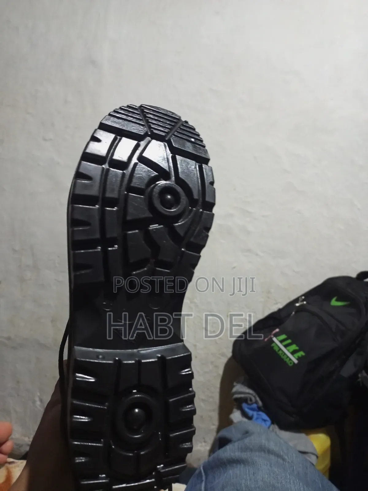 Original Black Leather Safety Boots