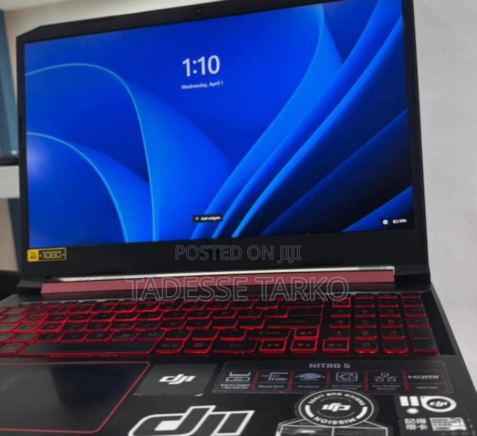 New Laptop Acer Nitro 5 8GB Intel Core i5 SSD 256GB