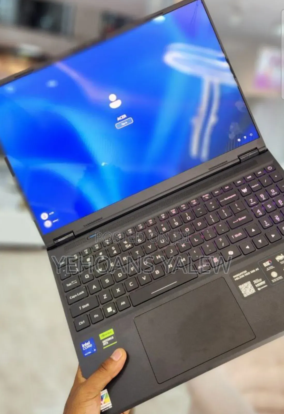 New Laptop Acer Predator Helios Neo 16 32GB Intel Core Ultra 9 SSD 1T