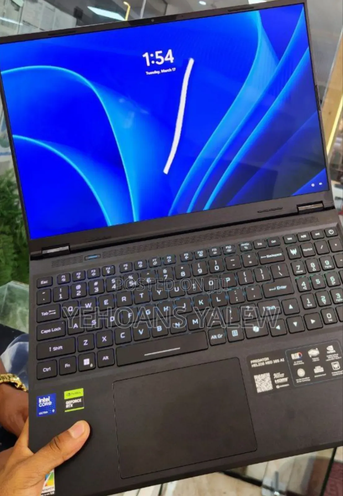 New Laptop Acer Predator Helios Neo 16 32GB Intel Core Ultra 9 SSD 1T