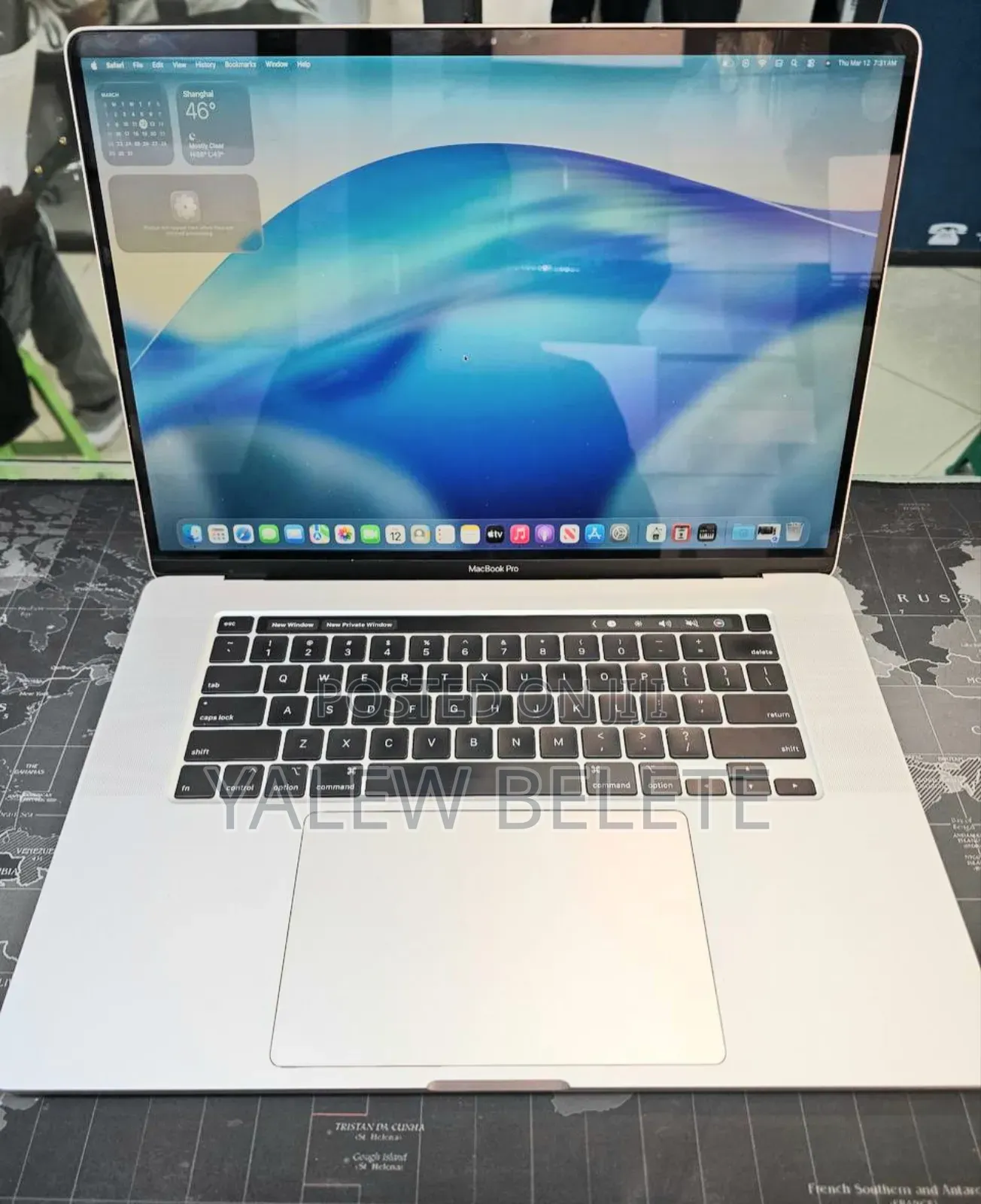 New Laptop Apple MacBook Pro 2019 16GB Intel Core i7 SSD 512GB