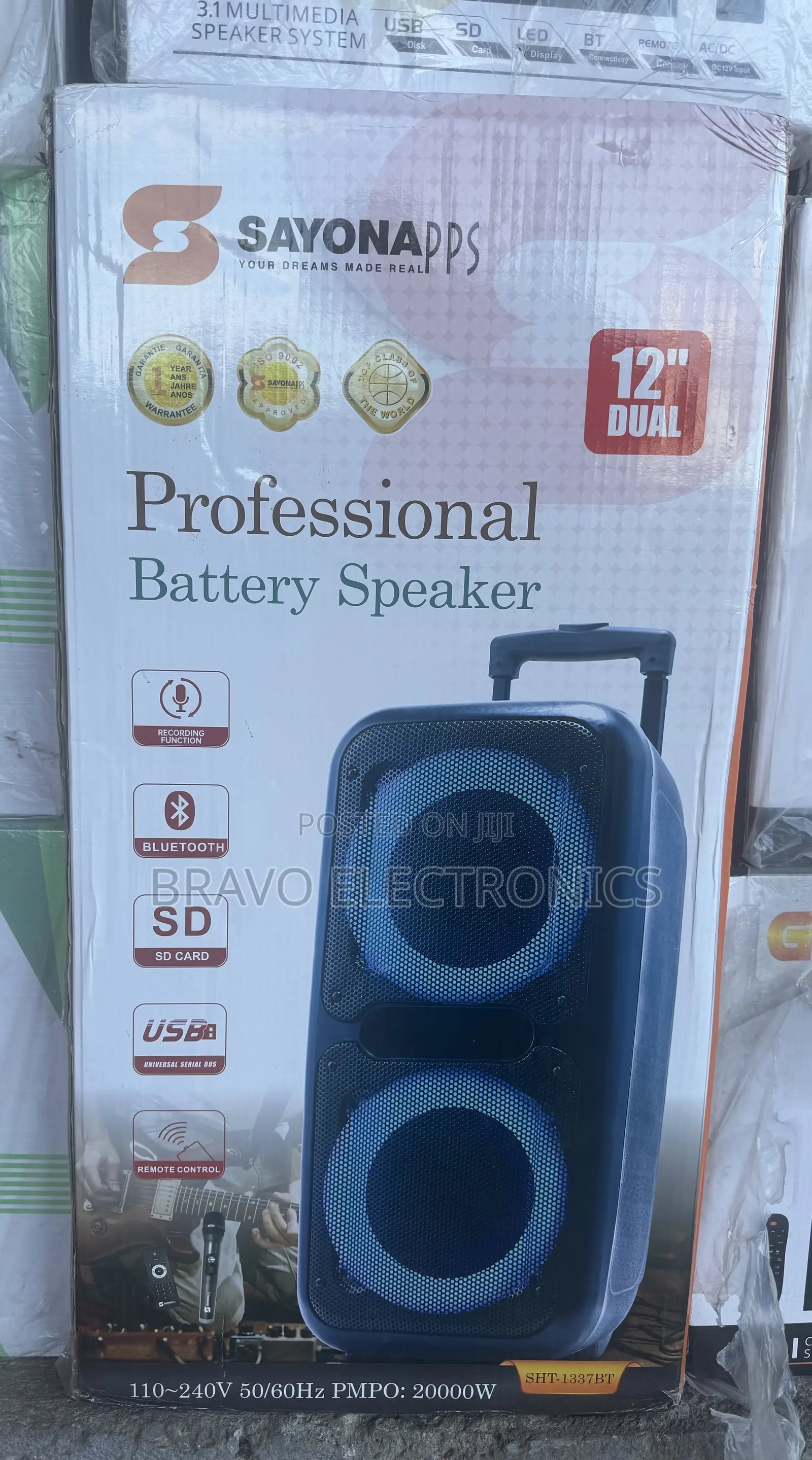 Sayona Montarbo Professional Speaker –Powerful Sound / Rechargeable