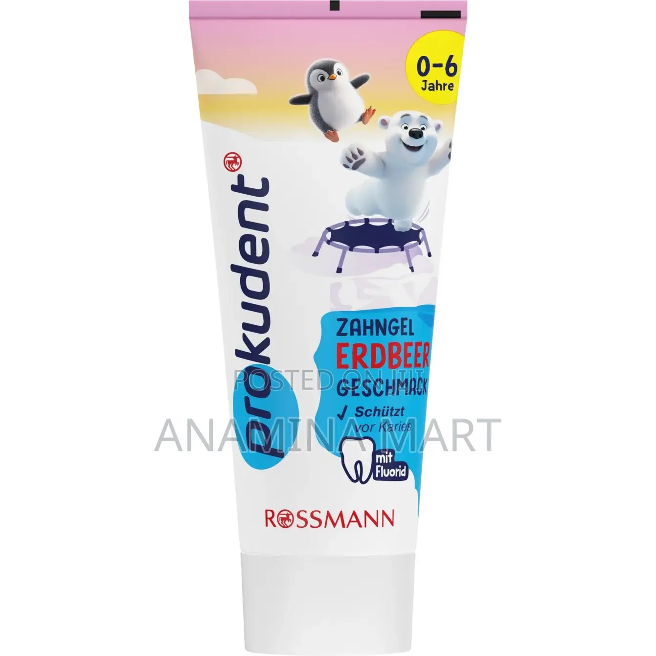 Prokudent Kids Zahngel Toothpaste, (0-6)Years