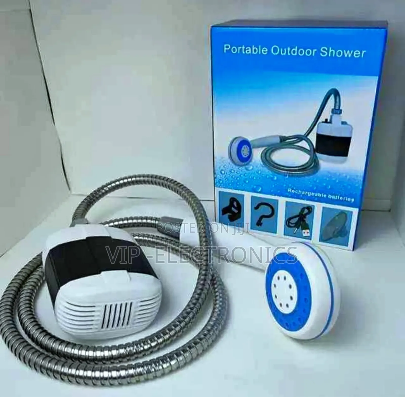Portable Outdoor Shower Rechargeable Battery Operated