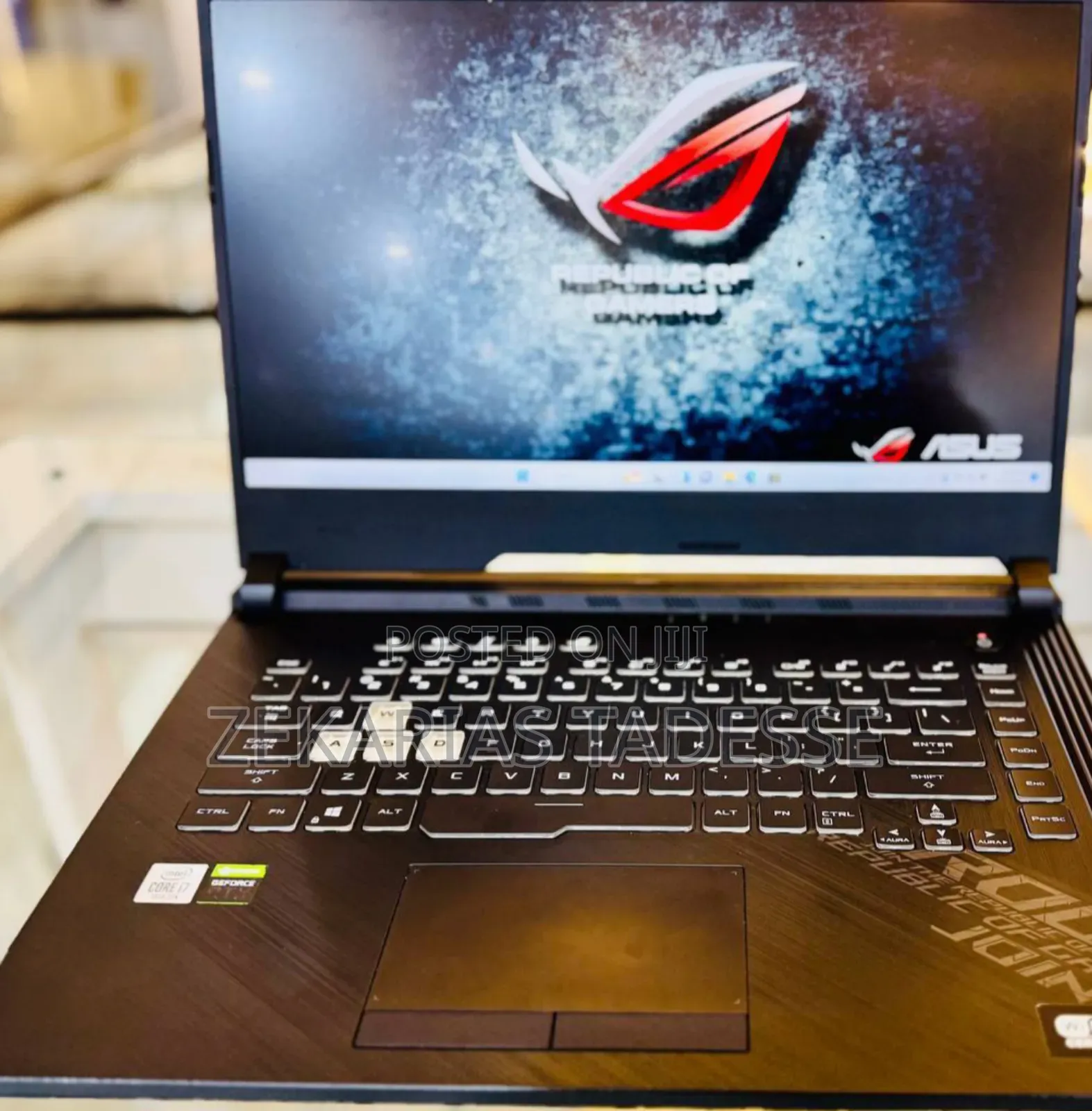 New Laptop Asus ROG Strix G15 16GB Intel Core i7 SSD 512GB