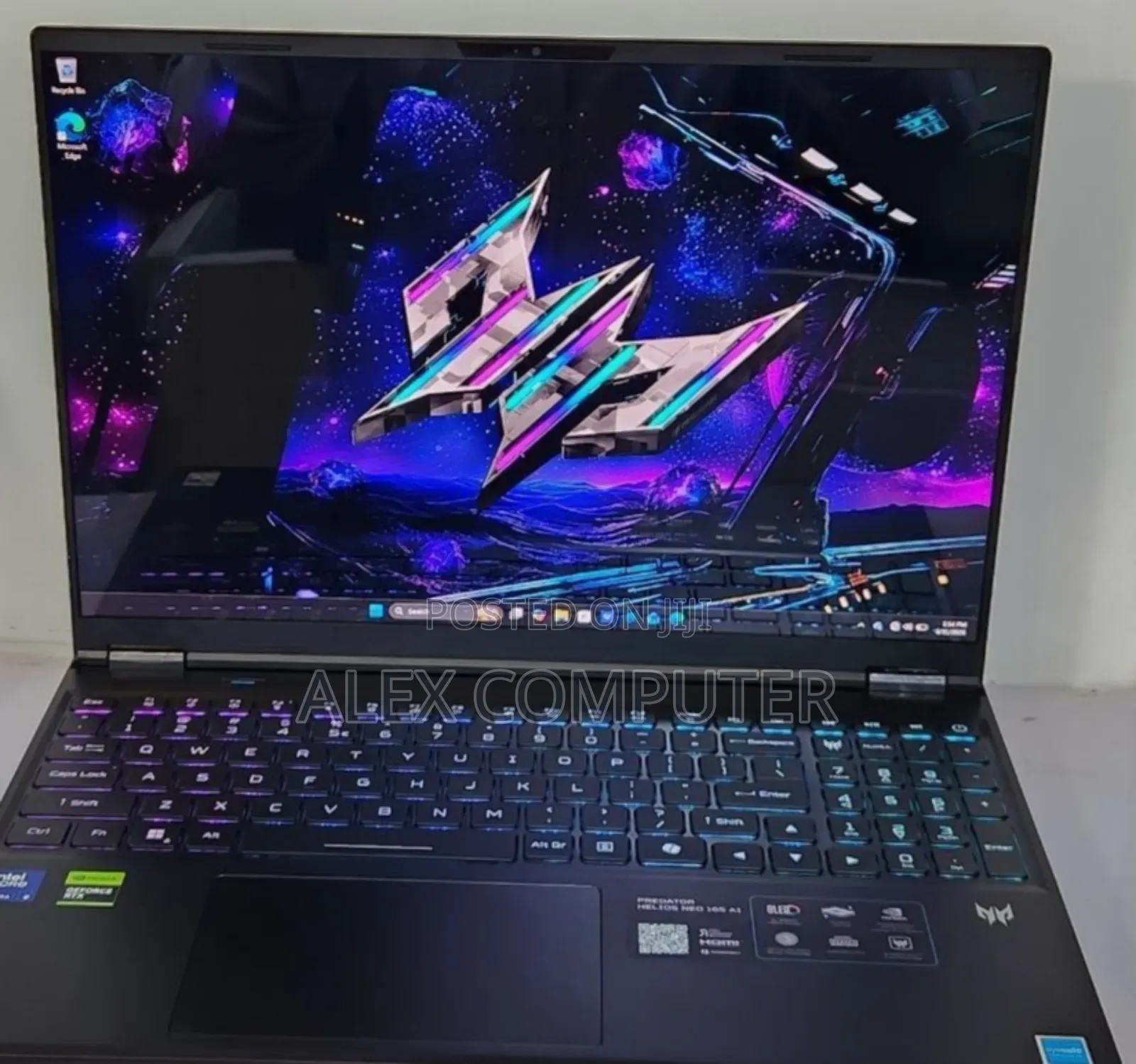 New Laptop Acer Predator Helios Neo 16 32GB Intel Core Ultra 9 SSD 1T