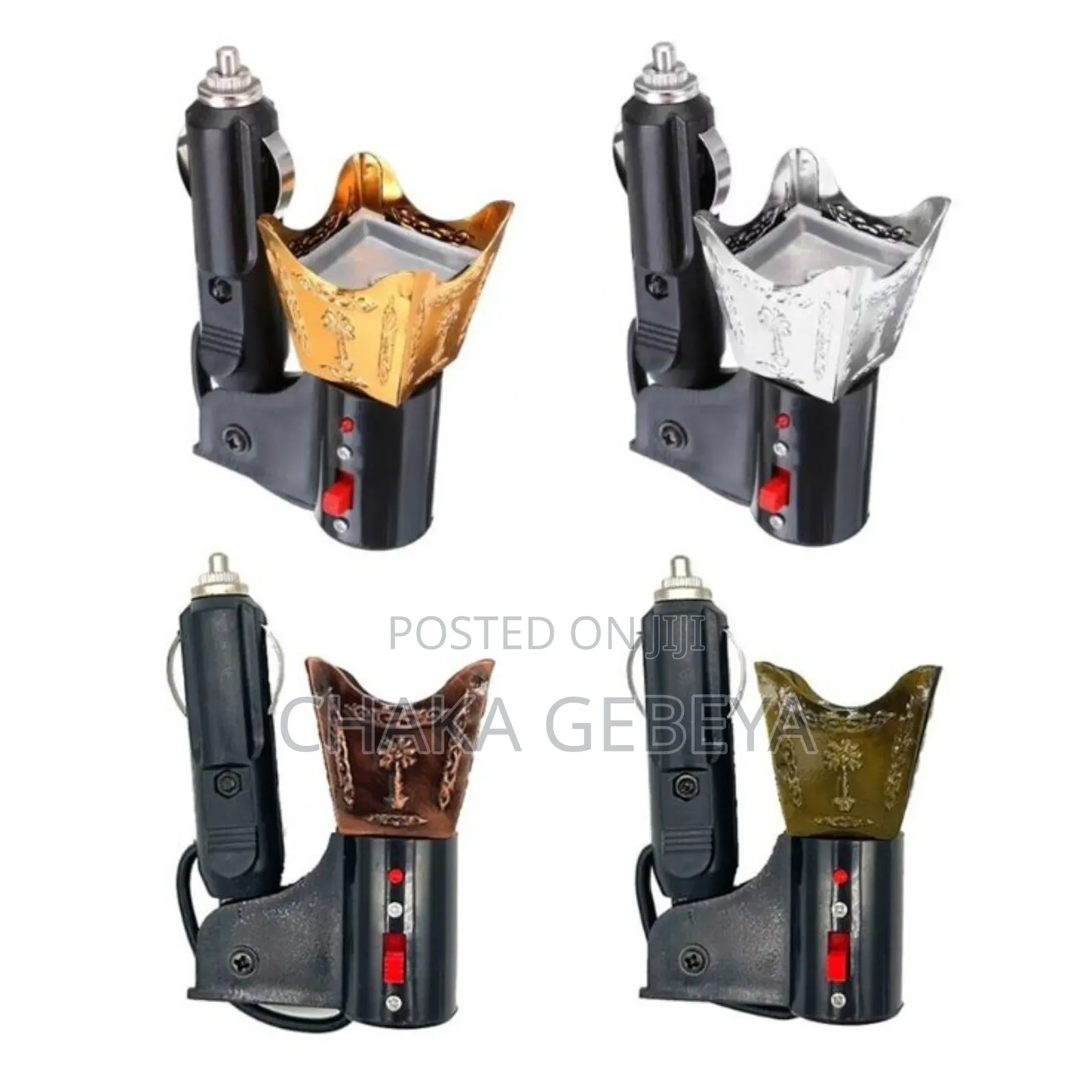 Portable Car Fragrance Burner - Electric, Clean, Stylish Design