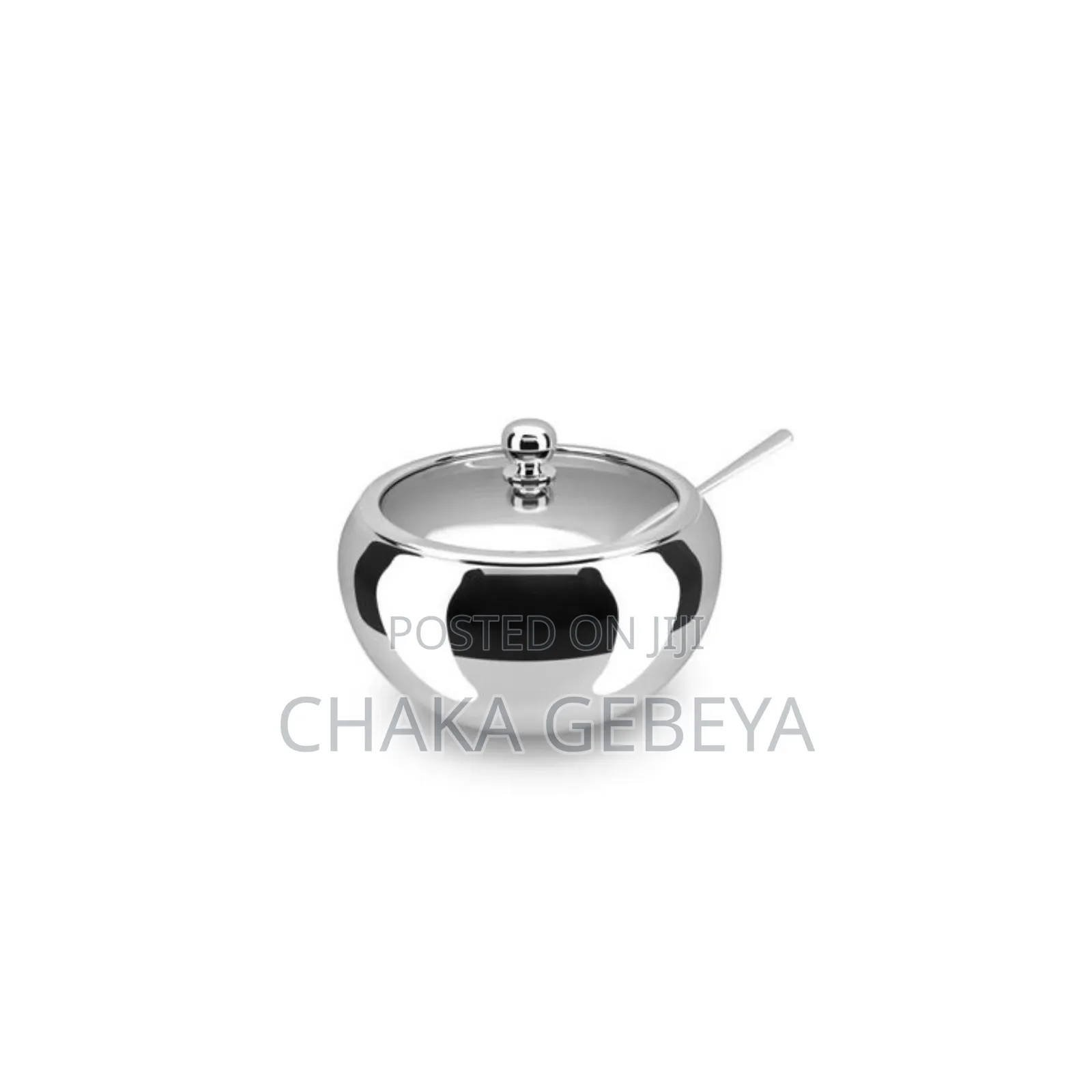 የስኳር ማቅረቢያ ከማንኪያ ጋር - Modern Design, Shatterproof, Gift-Ready