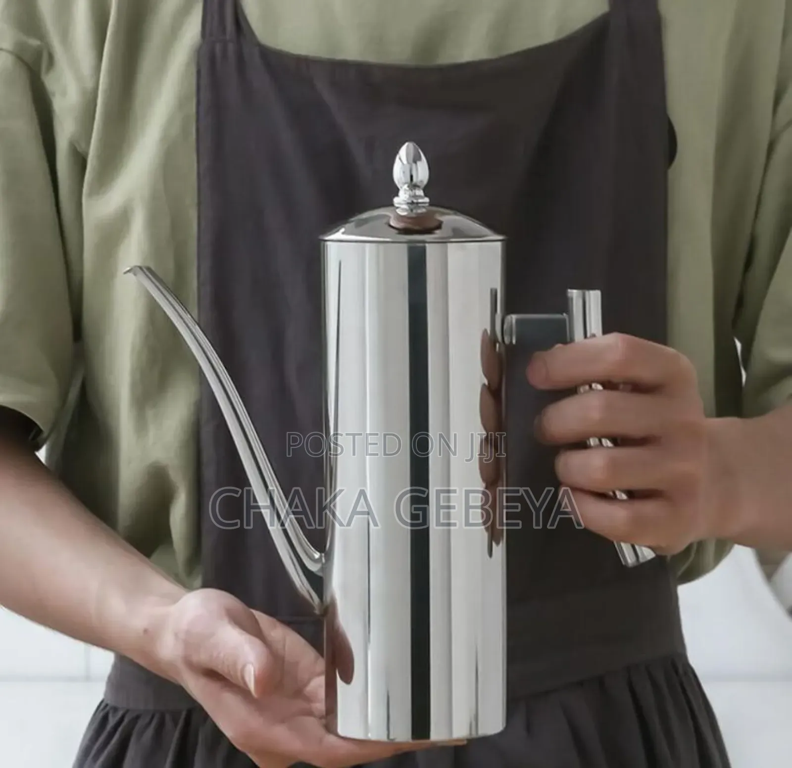 Kitchen Pourer Bottle for Oil, Vinegar, Honey - Elegant, Rust-Proof