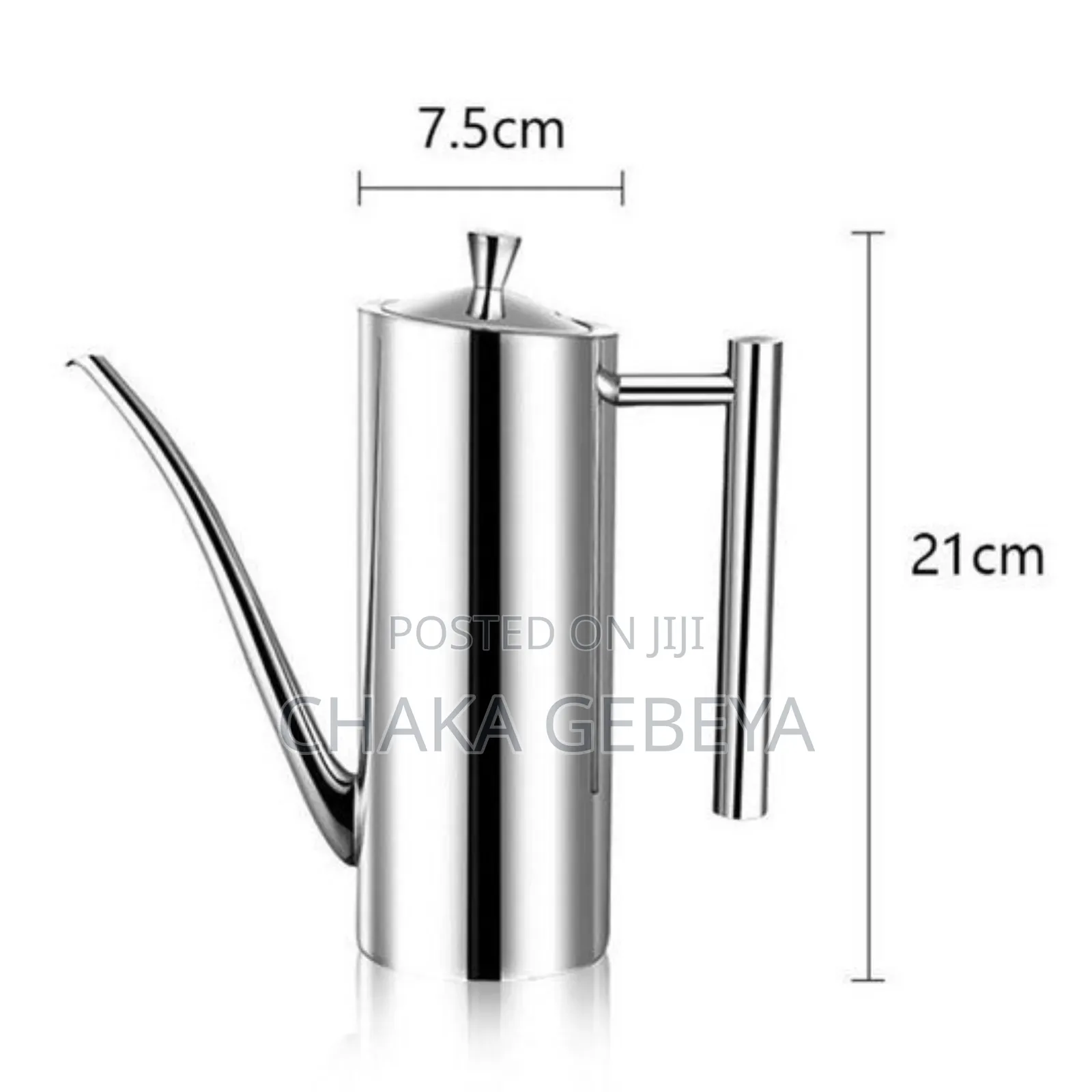 Premium Stainless Steel Oil Dispenser - 500ml/700ml, No-Drip Spout