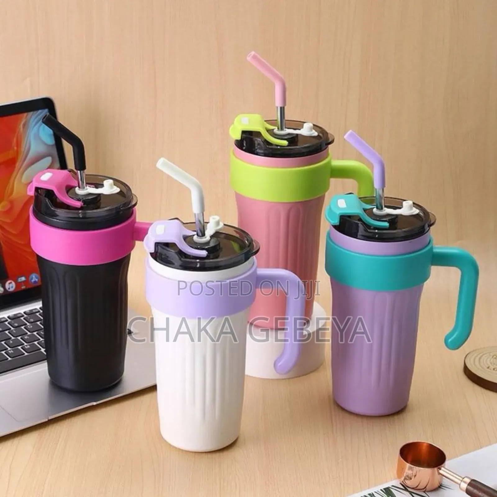 Stainless Steel Thermal Flask - Keeps Drinks Hot/Cold for Hours