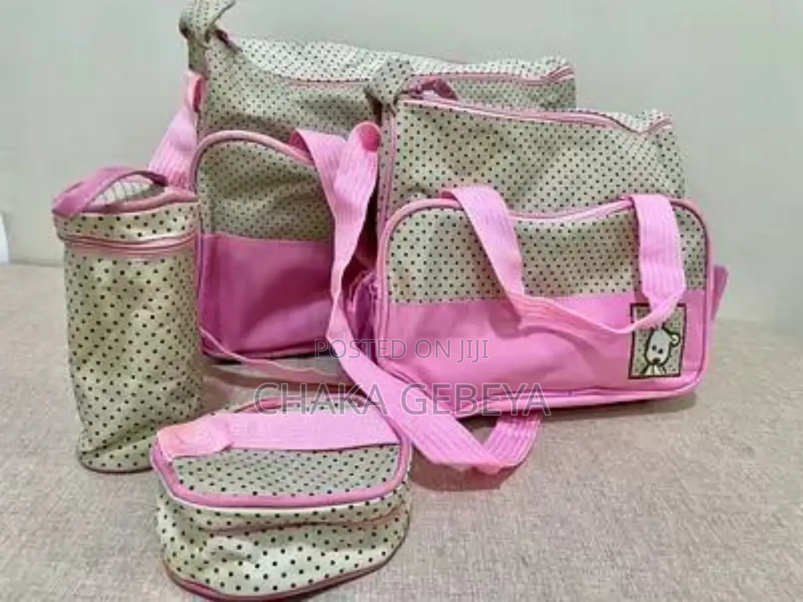 4-Piece Complete-Large Tote, Small Pouch, Bottle Lunch Holders