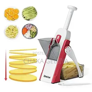 Upgraded Veggie Slicer With Stainless Blades - For Potatoes, Carrot's,
