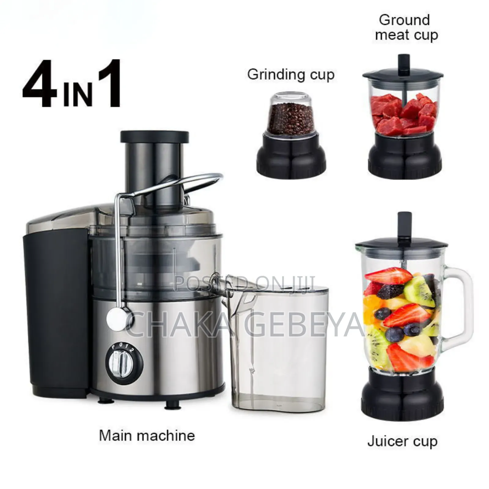 Powerful Multi-Function Kitchen Machine - Fresh Juice, Smoothies