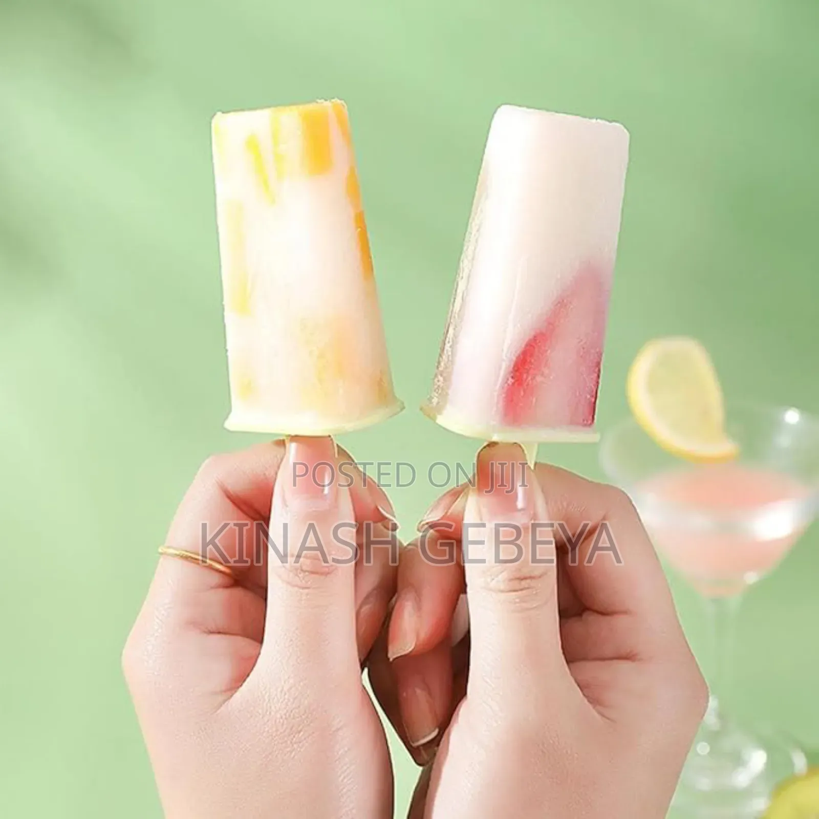 Reusable Ice Cream Moulds(8 Set)