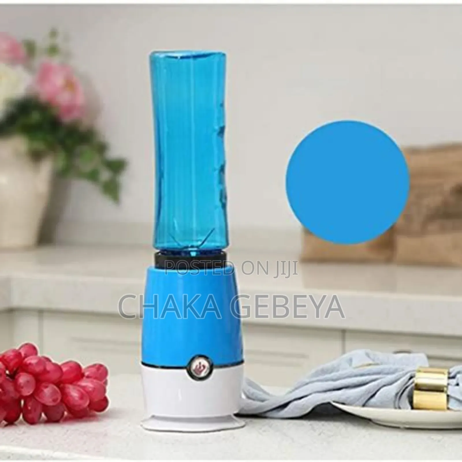 Portable Personal Blender - 2 X 500ml Bottles, Direct Plug-in,