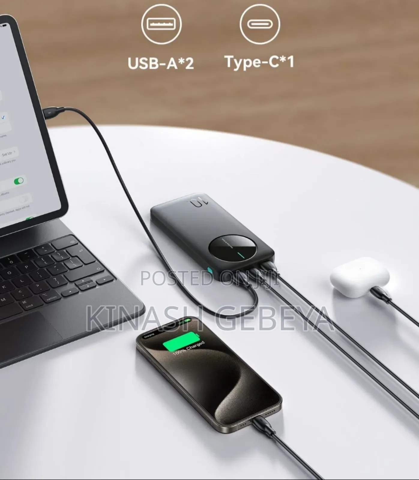 Joy Room Portable Top Quality Power Bank(10000mah)