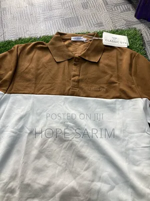 Classic Two-Tone Men's Polo Shirt