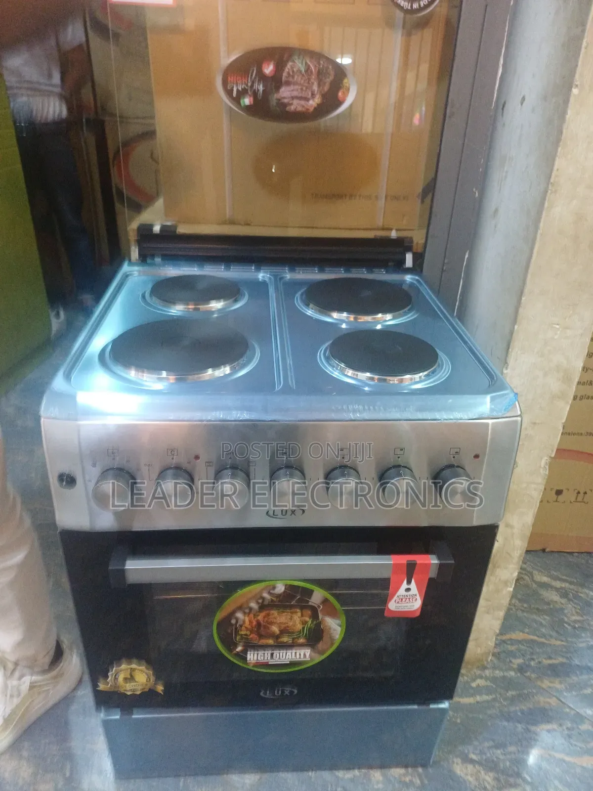 Lux Freestanding Oven Stainless Steel
