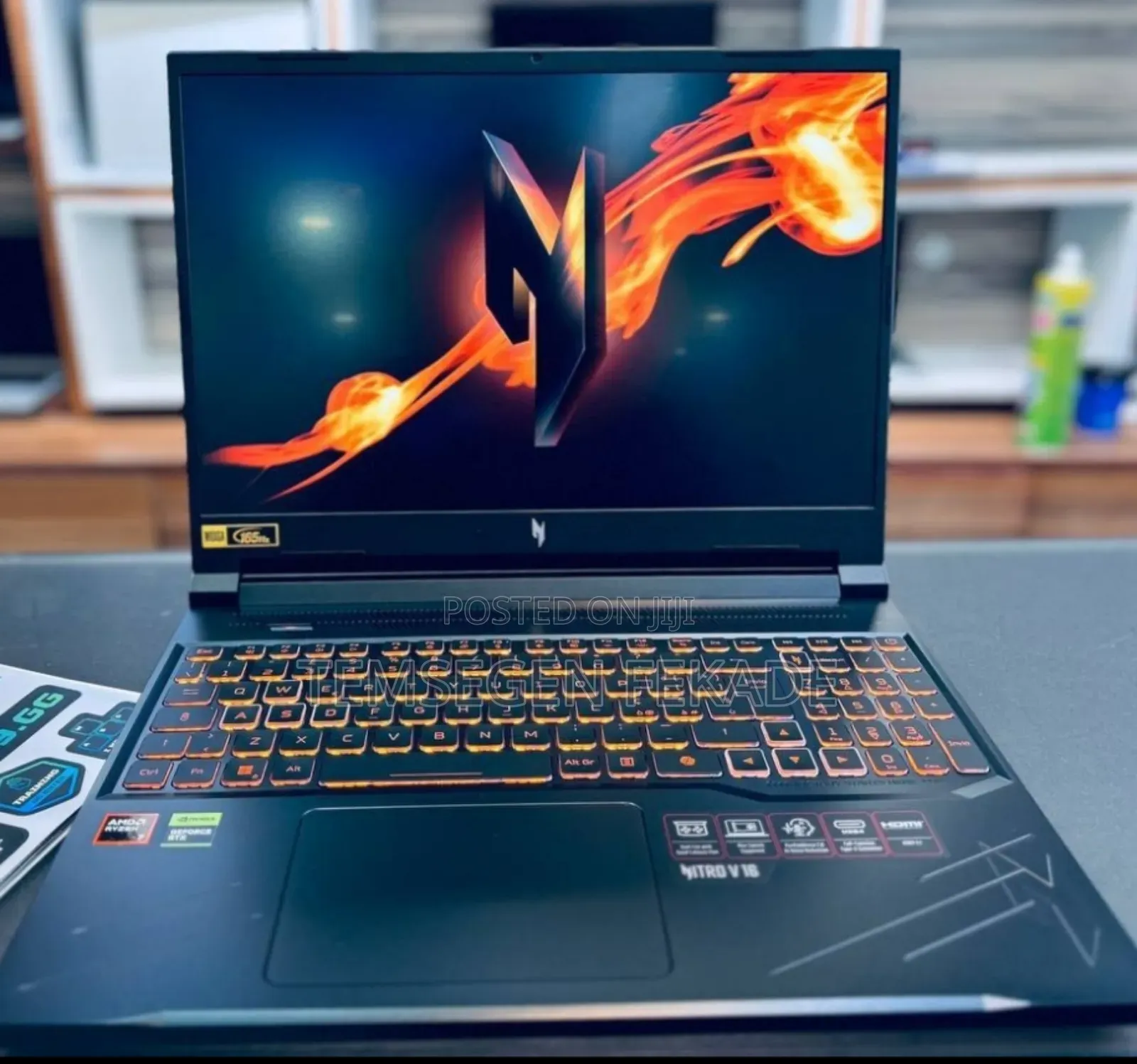 New Laptop Acer Nitro 17 16GB AMD Ryzen 5 SSD 512GB