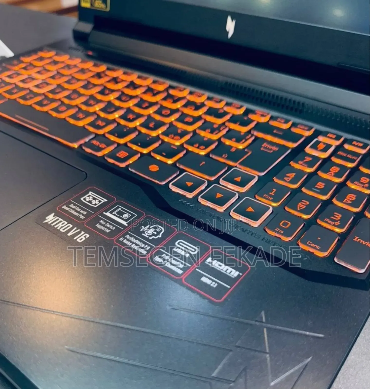 New Laptop Acer Nitro 17 16GB AMD Ryzen 5 SSD 512GB
