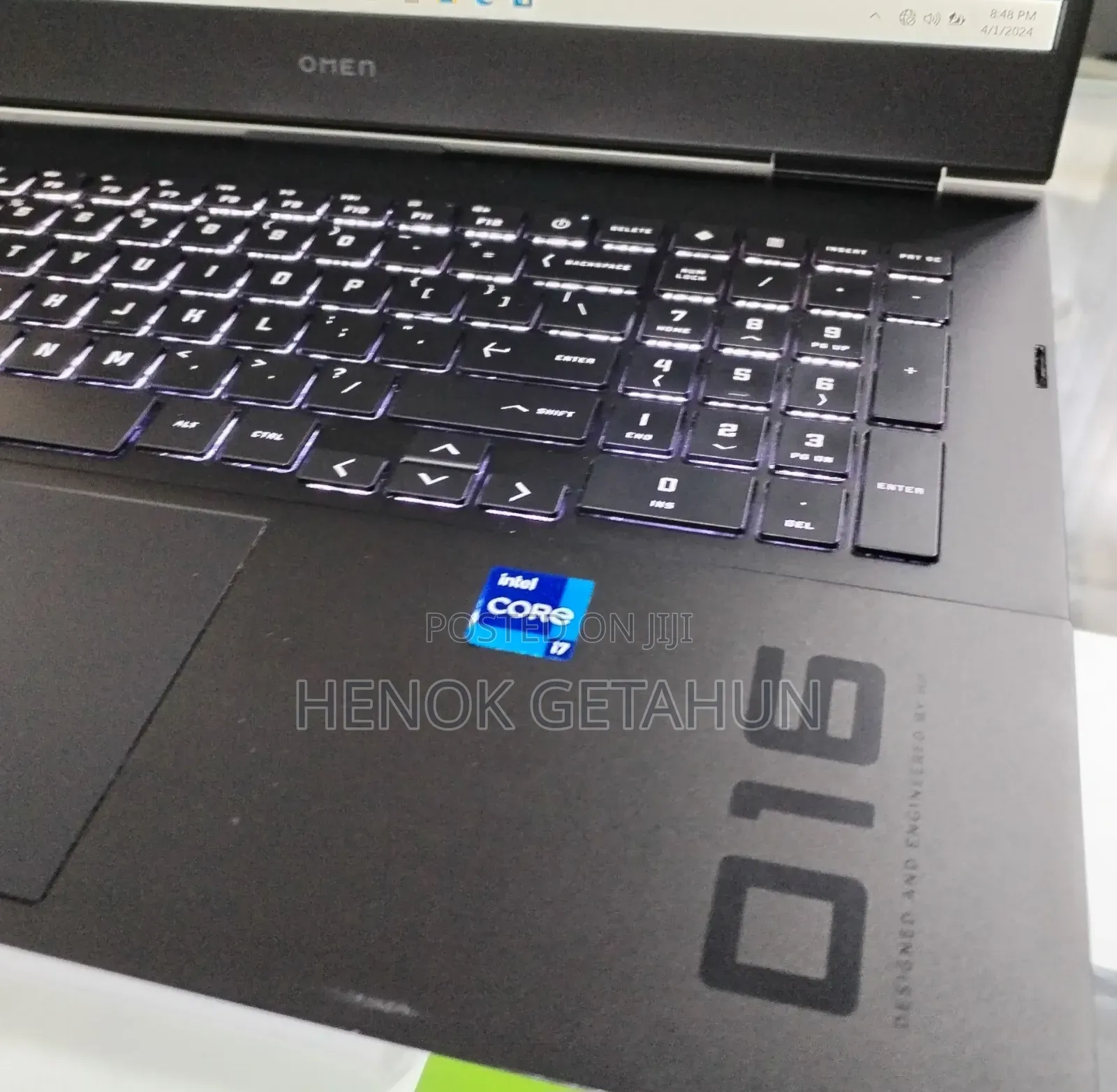 New Laptop HP Omen 16 16GB Intel Core i7 SSD 1T