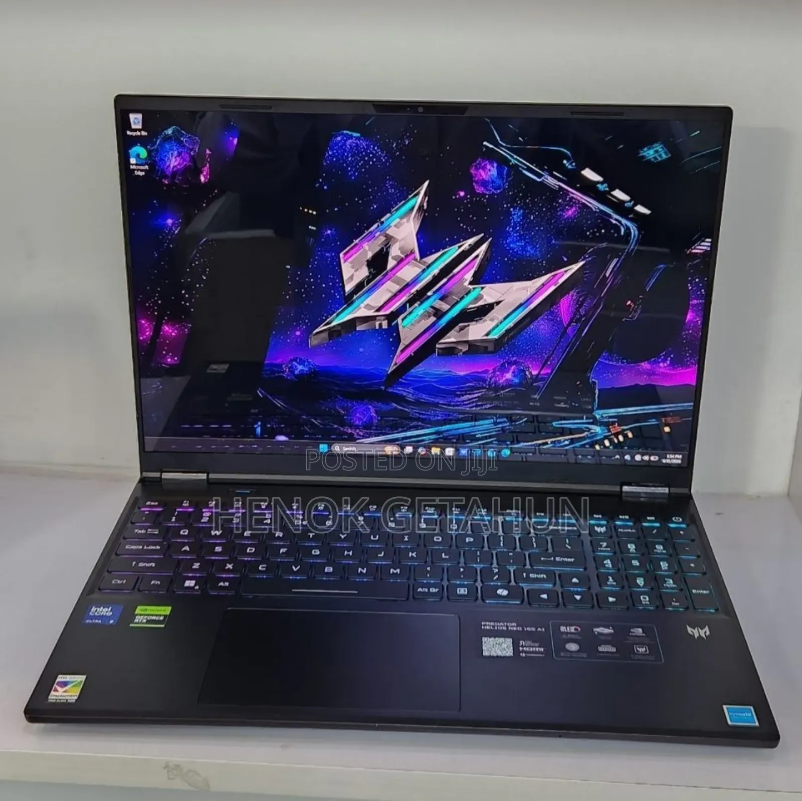 New Laptop Acer Predator Helios Neo 16 16GB Intel Core Ultra 9 SSD 1T