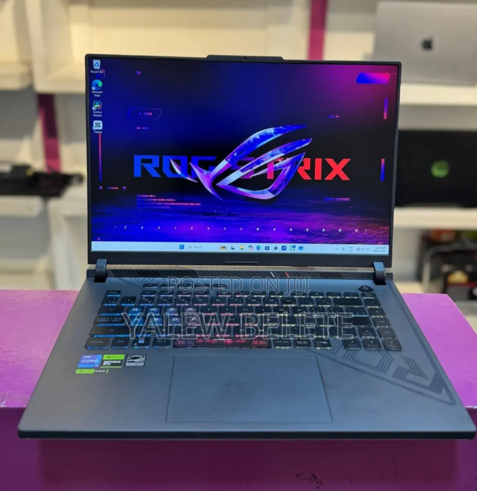 New Laptop Asus ROG Strix G16 G614 16GB Intel Core i7 SSD 1T