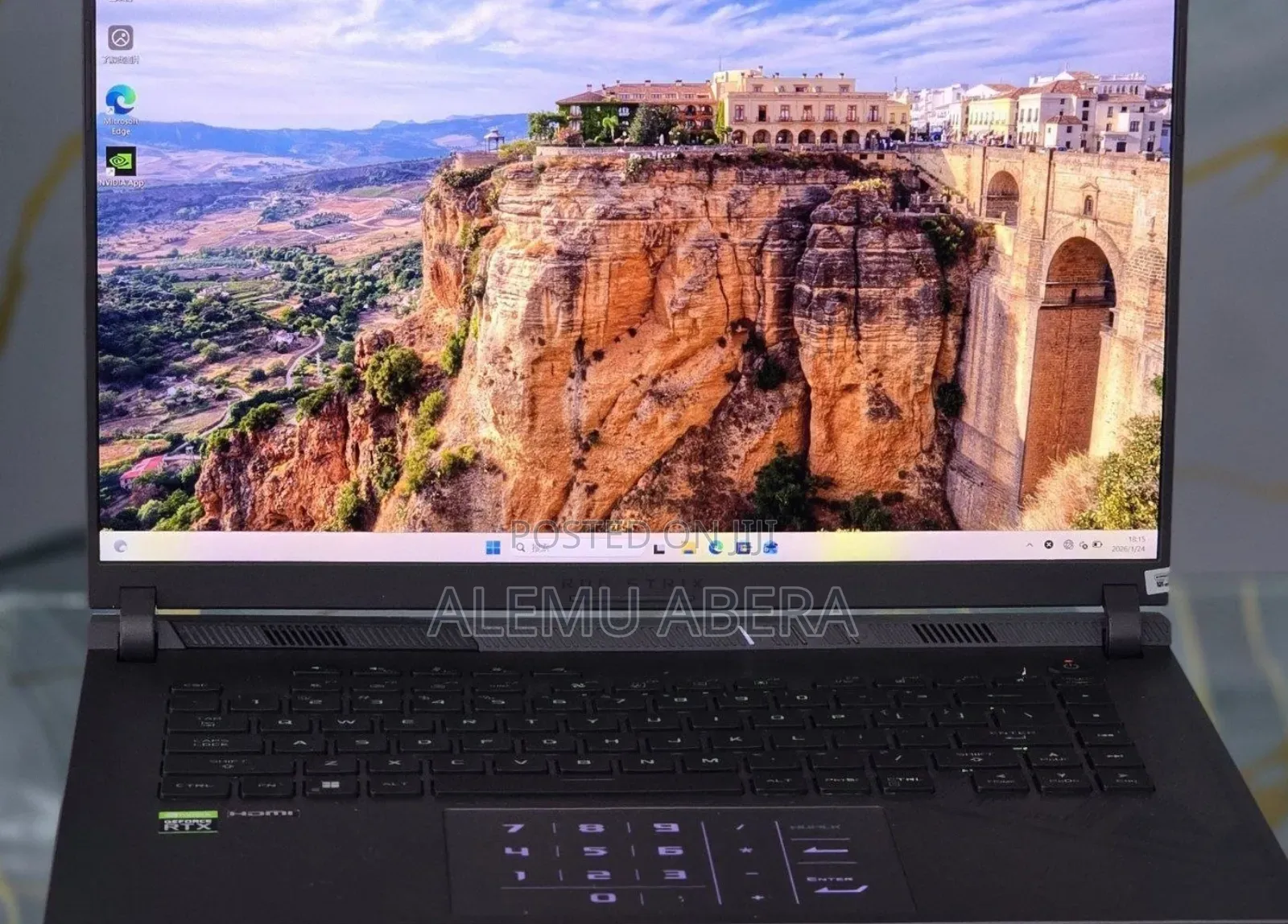 New Laptop Asus ROG Strix G16 G614 16GB Intel Core i9 SSD 1T