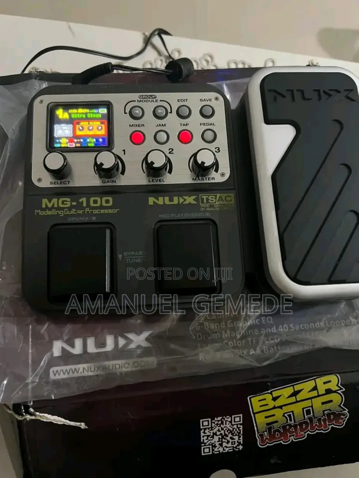Guitar Effect Nux-Mg-100
