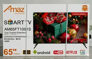 Amaz Tv 65 Inch Amazing Life" 65" Limited Edition Smart Tv Packaging