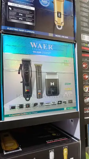 Waer 3 in 1 Tondos 3 በ 1 የፀጉር የፂም እና የቅርፅ ማስተካከያ Trimmer Clipper ቶንዶስ