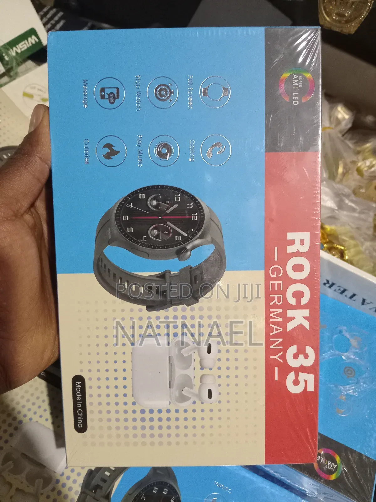 Rock 35 Smartwatch and Earbuds Combo