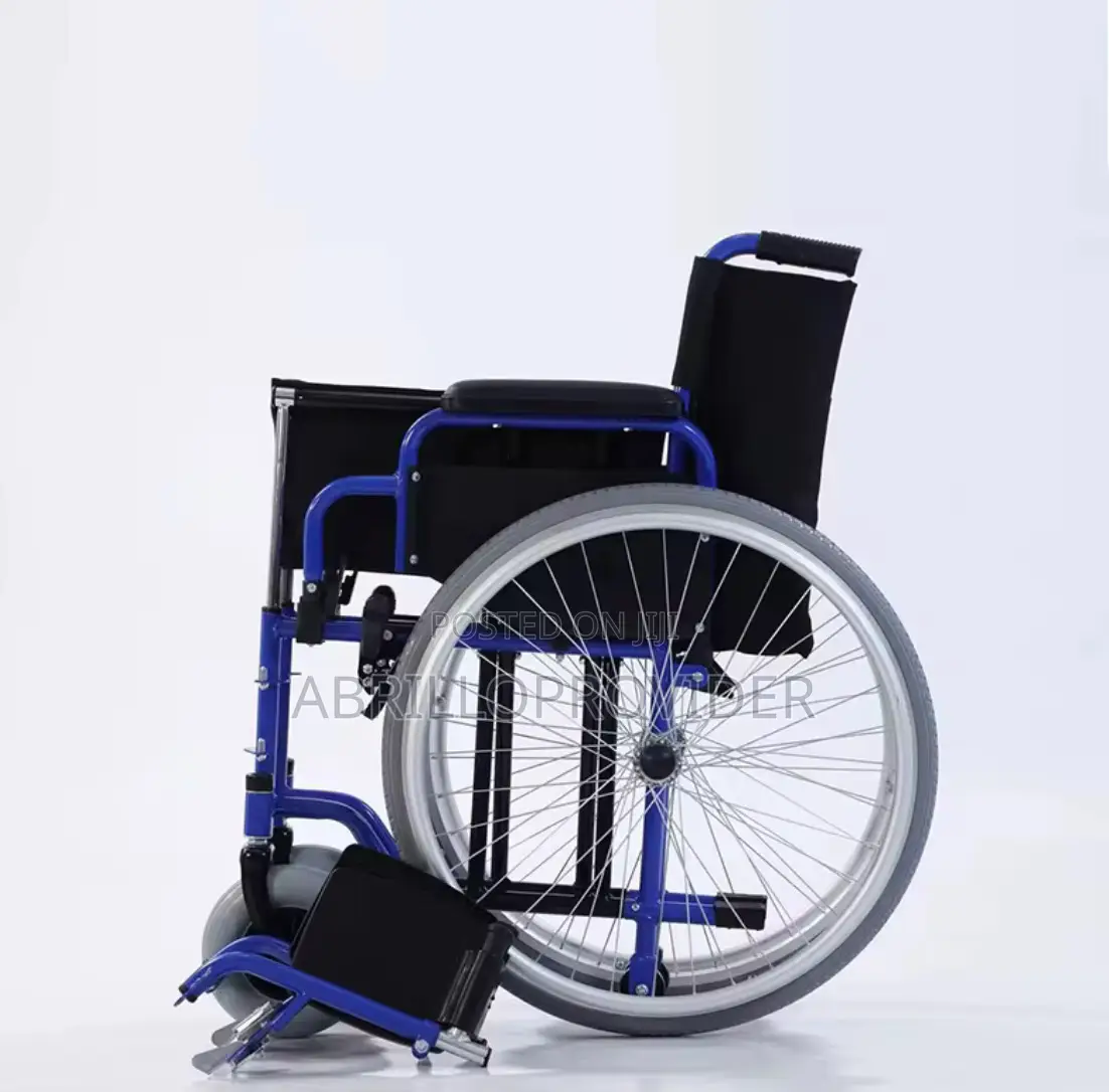 Capacity Manual Wheelchair Carbon Steel Wheelchair Elderly With Wide