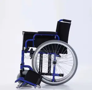 Capacity Manual Wheelchair Carbon Steel Wheelchair Elderly With Wide