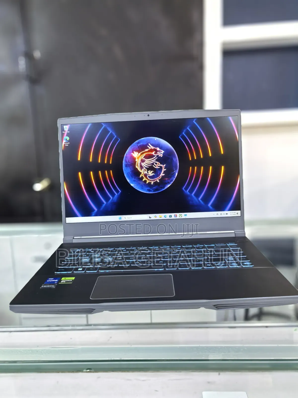 New Laptop MSI GF75 Thin 16GB Intel Core i7 SSD 512GB