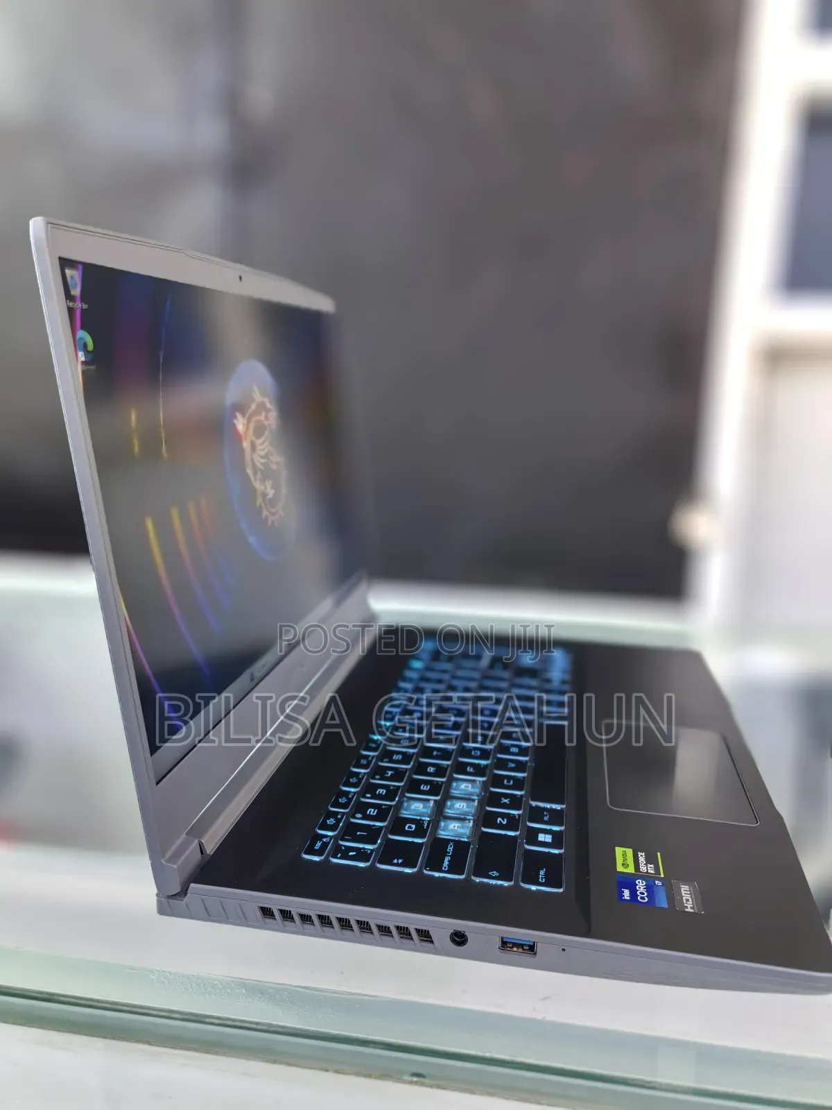 New Laptop MSI GF75 Thin 16GB Intel Core i7 SSD 512GB