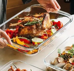 Tempered Glass Bakeware Set 3pcs