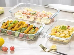 Tempered Glass Bakeware Set 3pcs