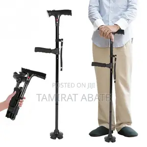 Telescopic Elderly Crutch